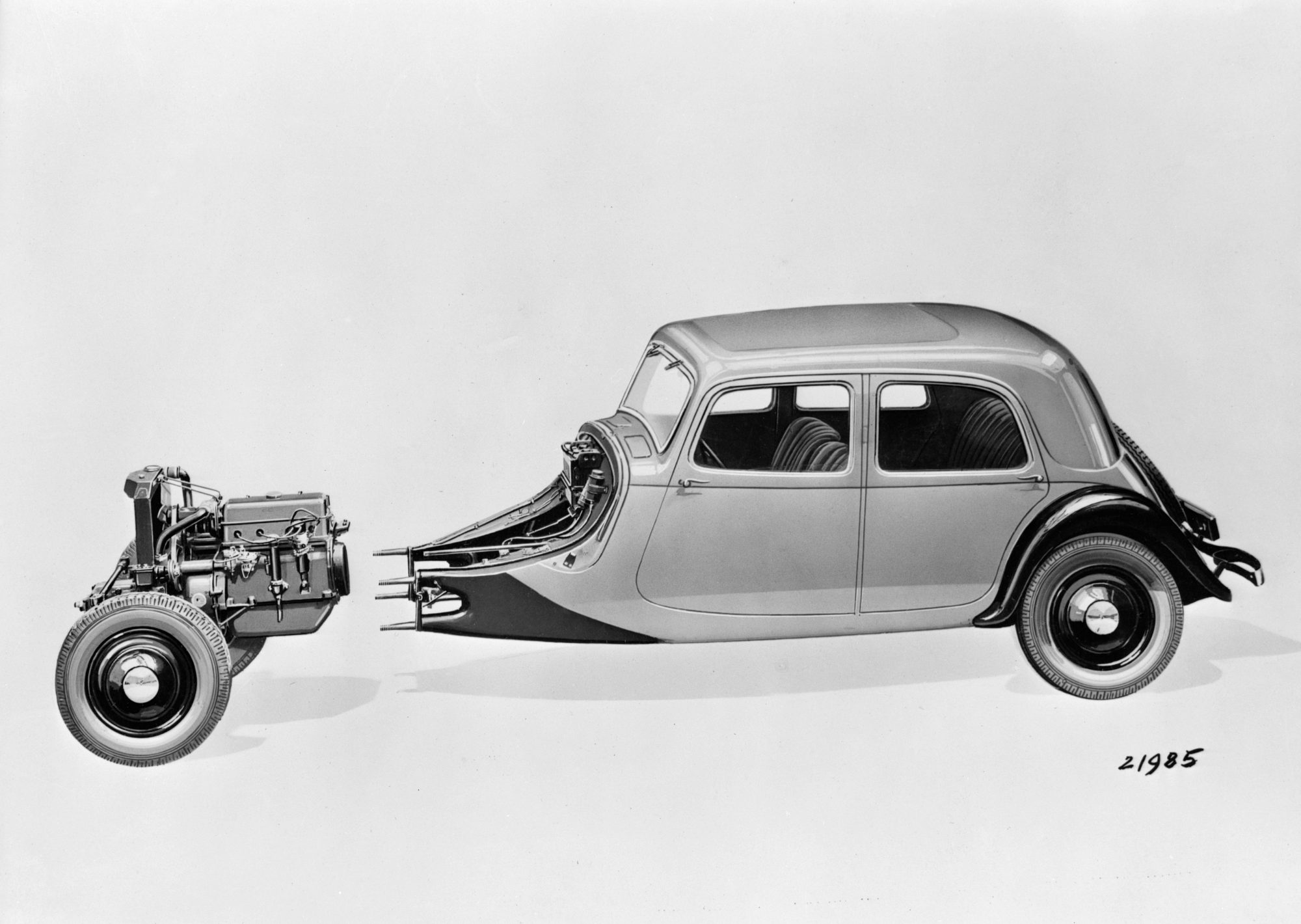 Traction Avant, Traction Avant technical drawing