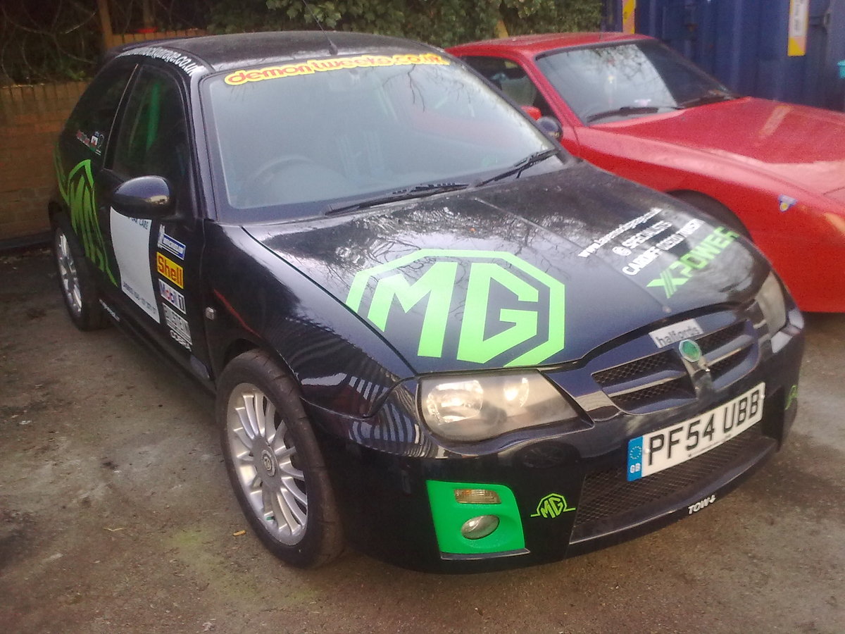 MG ZR, MG ZR race car, motorsport, competition car, rally car