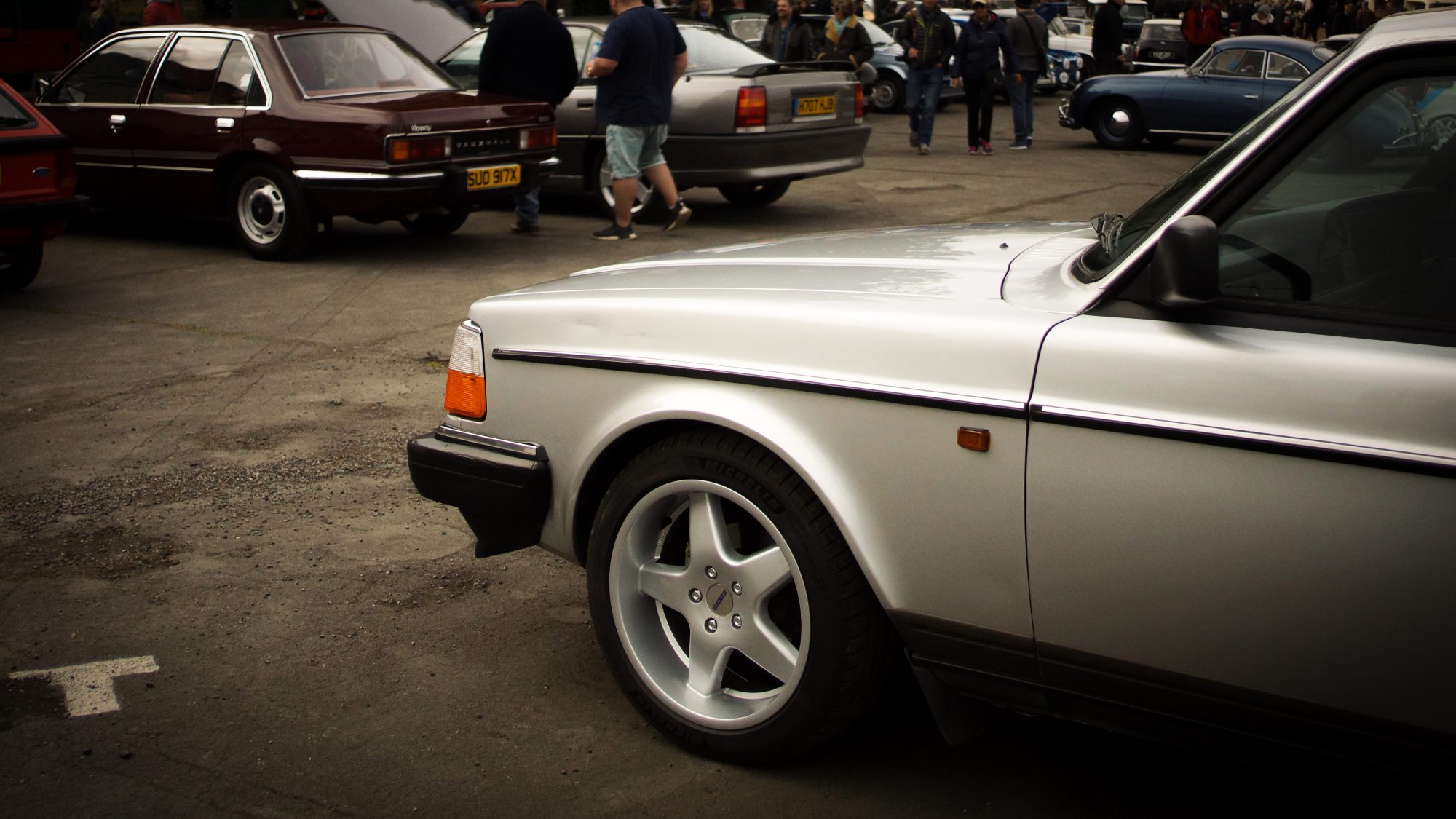 Bicester Heritage, Sunday Scramble, Drive it day, classic car, retro car, car show, Volvo 240