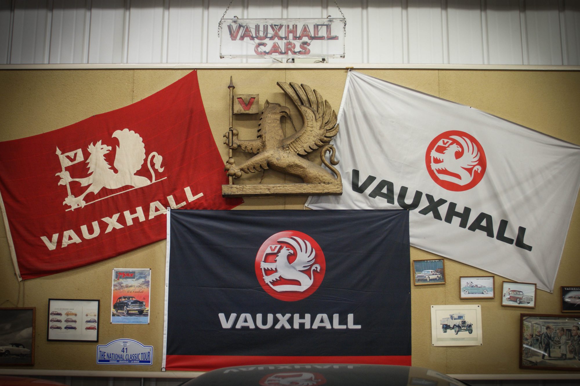 Vauxhall, Vauxhall Heritage, Heritage Collection, Vauxhall Luton. Vauxhall flag