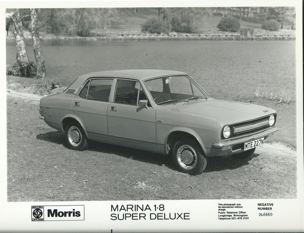 Morris Marina, Morris, Marina, British Leyland, press image