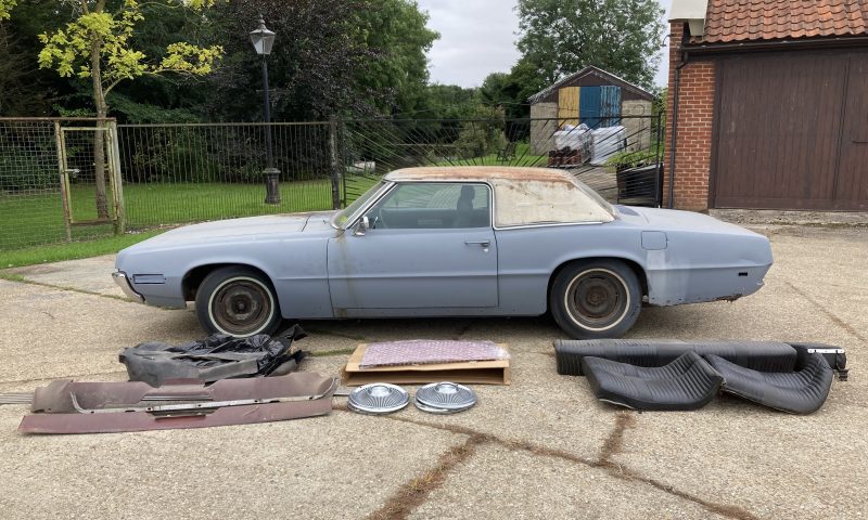 Ford, Thunderbird, Ford Thunderbird, 60s, sixties, project car, restoration project, motoring, automotive, car and classic, carandclassic.co.uk, retro, classic, classic, thunder jet, v8
